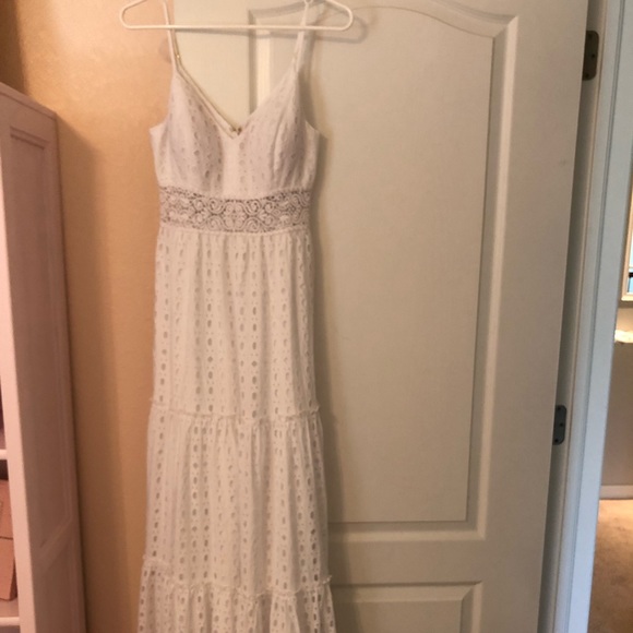 lilly pulitzer melody maxi dress white